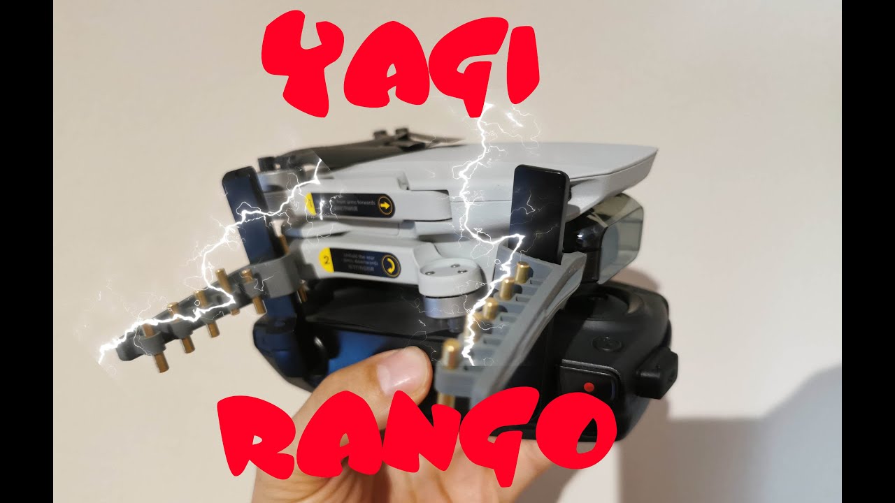 DJI MAVIC MINI 1 - ANTENAS YAGI TEST DE RANGO - VALEN LA PENA?