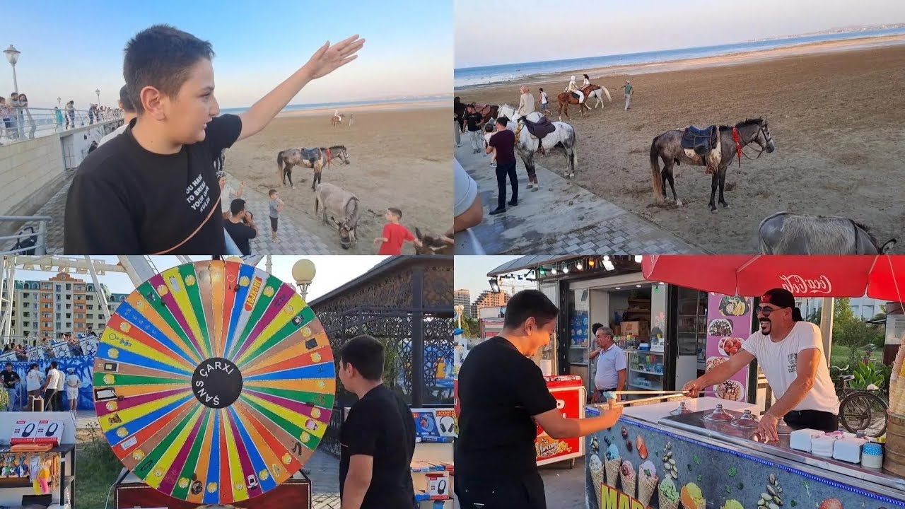 Sumqayıt bulvarında gezinti #vlog #sumqayit #bulvar
