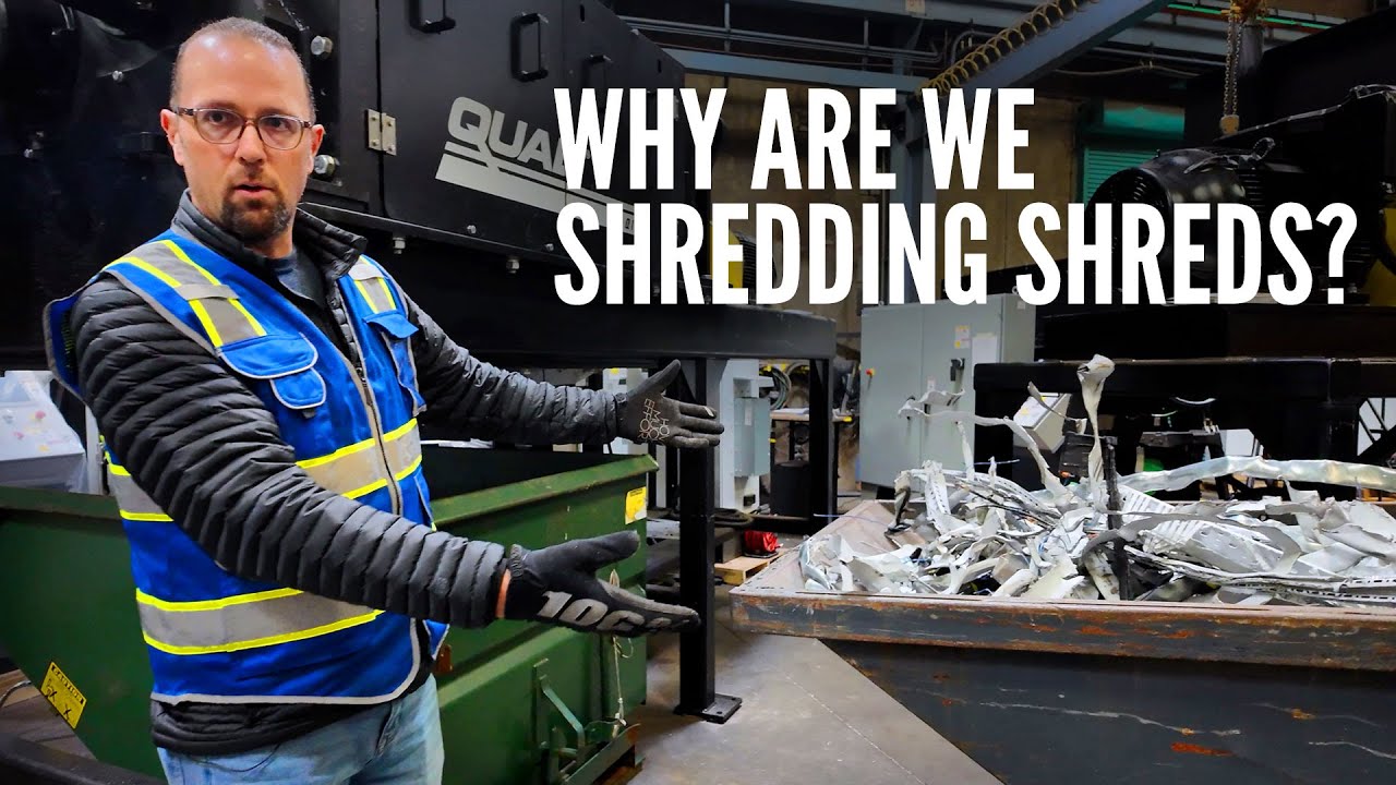 Secondary Shredding with a SSI Quad Four-Shaft Industrial Shredder