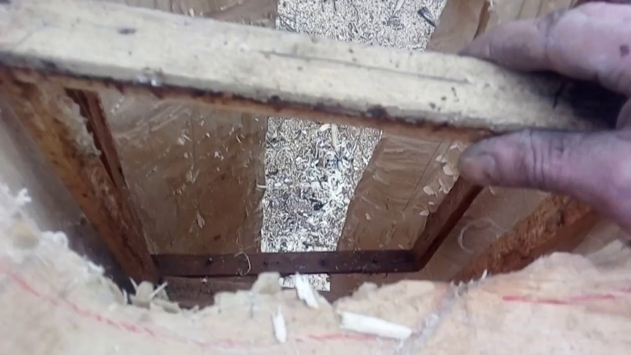 Klotzbeute natürliches Bienenhaus Teil 1
