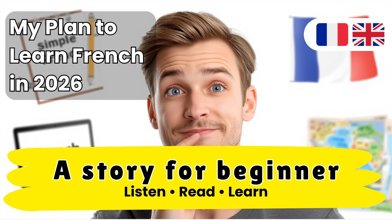 My French Learning Plan for 2026 🇫🇷 | Beginner Listening Story (A1–A2)