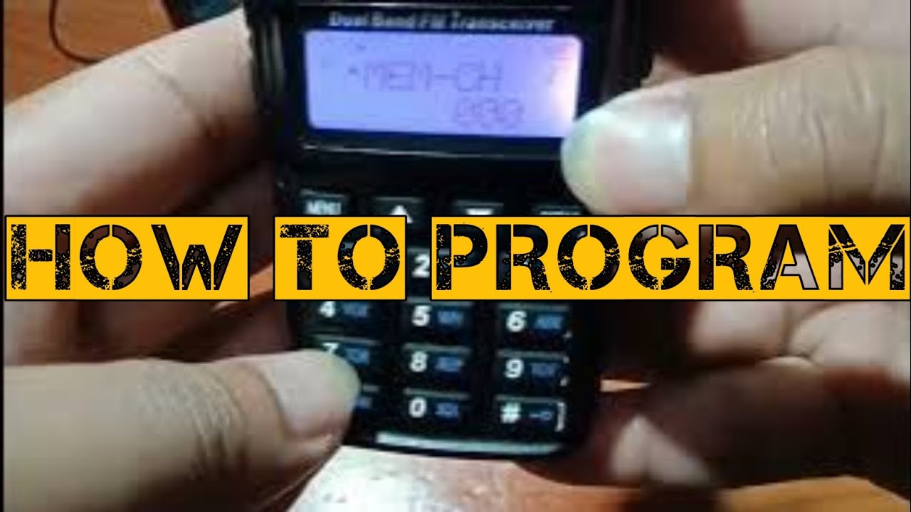 BAOFENG UV-82 HP HOW TO PROGRAM