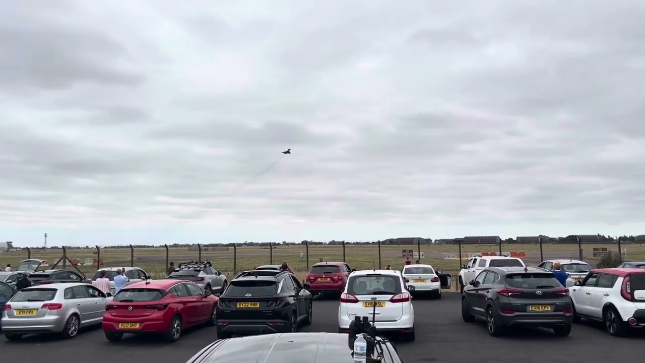 RAF Coningsby, spotters car park.