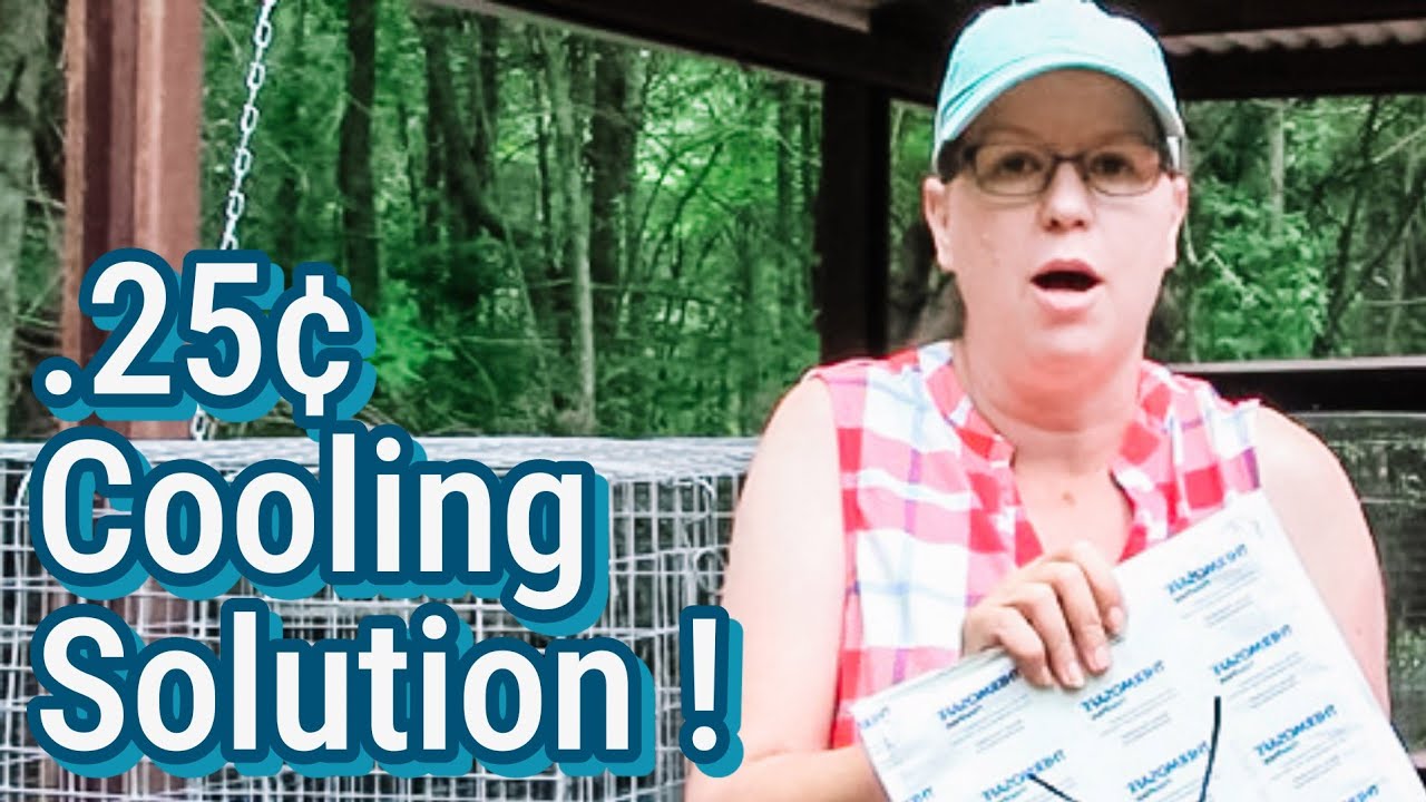 Awesome New Rabbit Cooler | How to Hang Cages