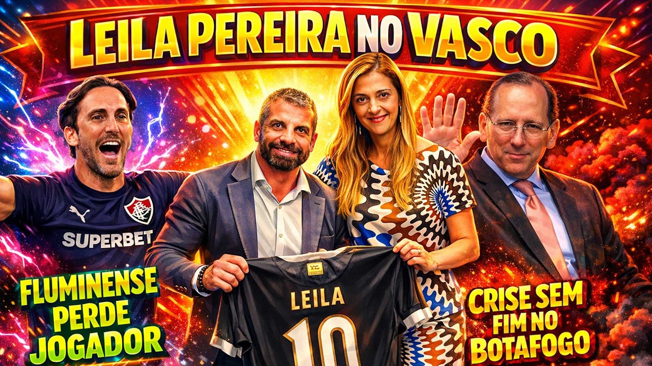 AGORA, SIM LEILA PEREIRA NO VASCO? FLUMINENSE PERDE JOGADOR | CRISE SEM FIM NO BOTAFOGO E+