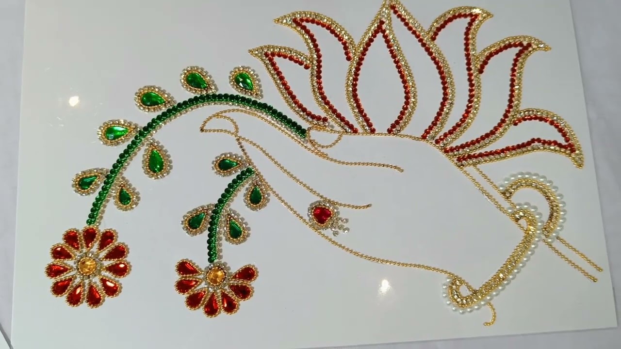 Kundan Rangoli (A4 size)