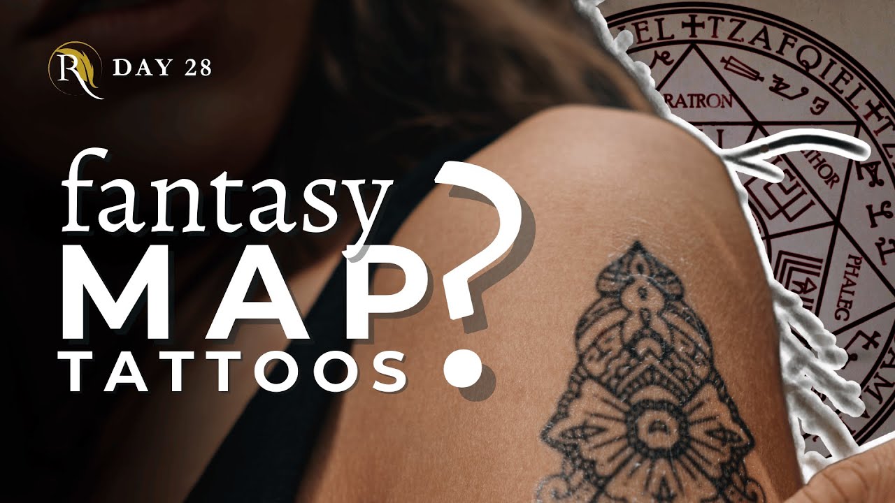 Designing Map Tattoos? For D&D (Day #28)