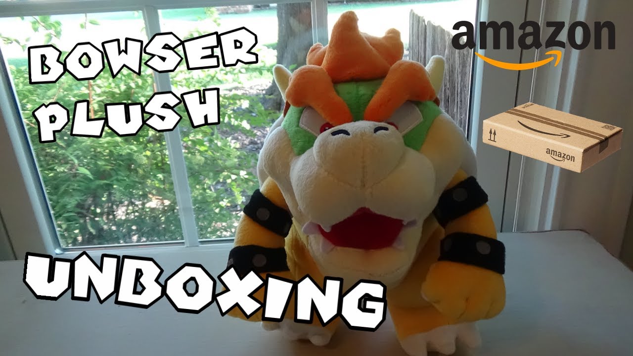 Bowser Plush unboxing