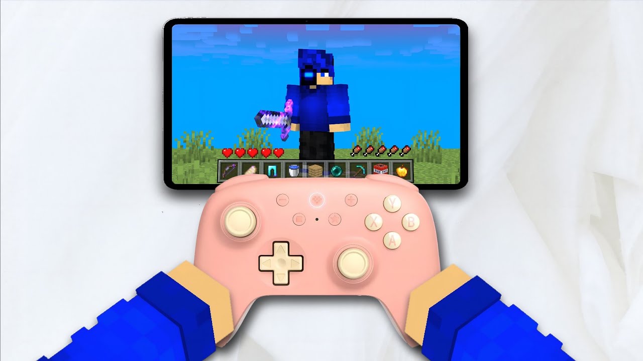 🎮Джойстик с которого я играю (Это смешно)⭐ Minecraft Bedrock SkyWars