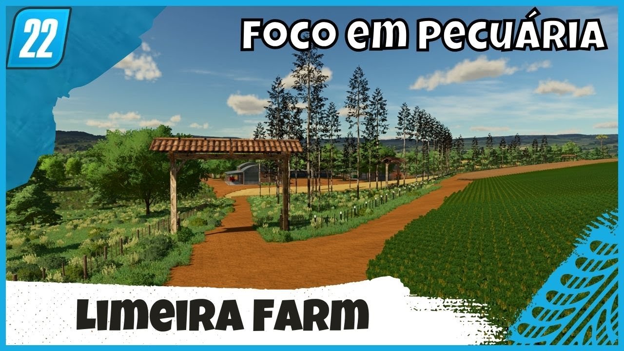 Limeira Farm, Culturas Adicionais, Alimentação Personalizada dos Animais | Farming Simulator 22