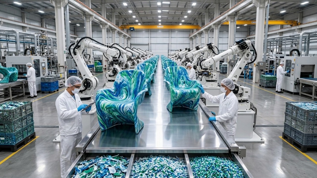 Why This $5,000 Sofa Is Made From 100% Ocean Plastic Waste