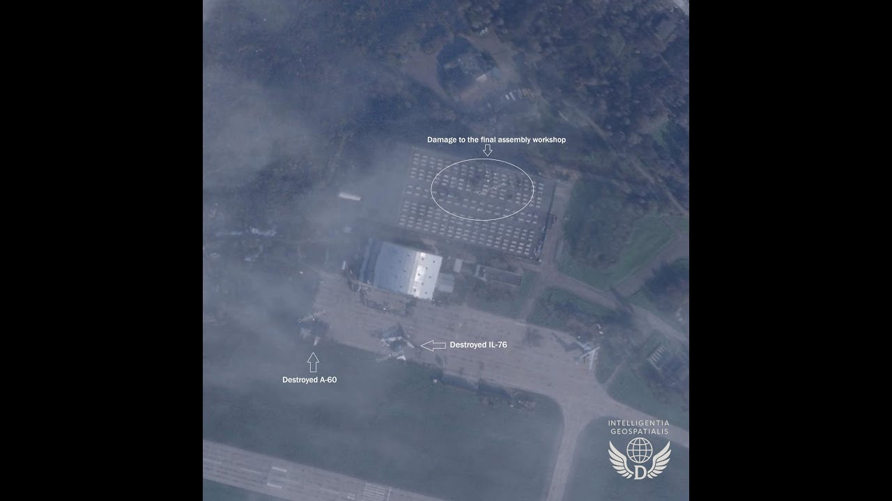 Taganrog: Two Aircraft Destroyed in Missile Strike. A-100 AWACS and A-60 Experimental Aircraft