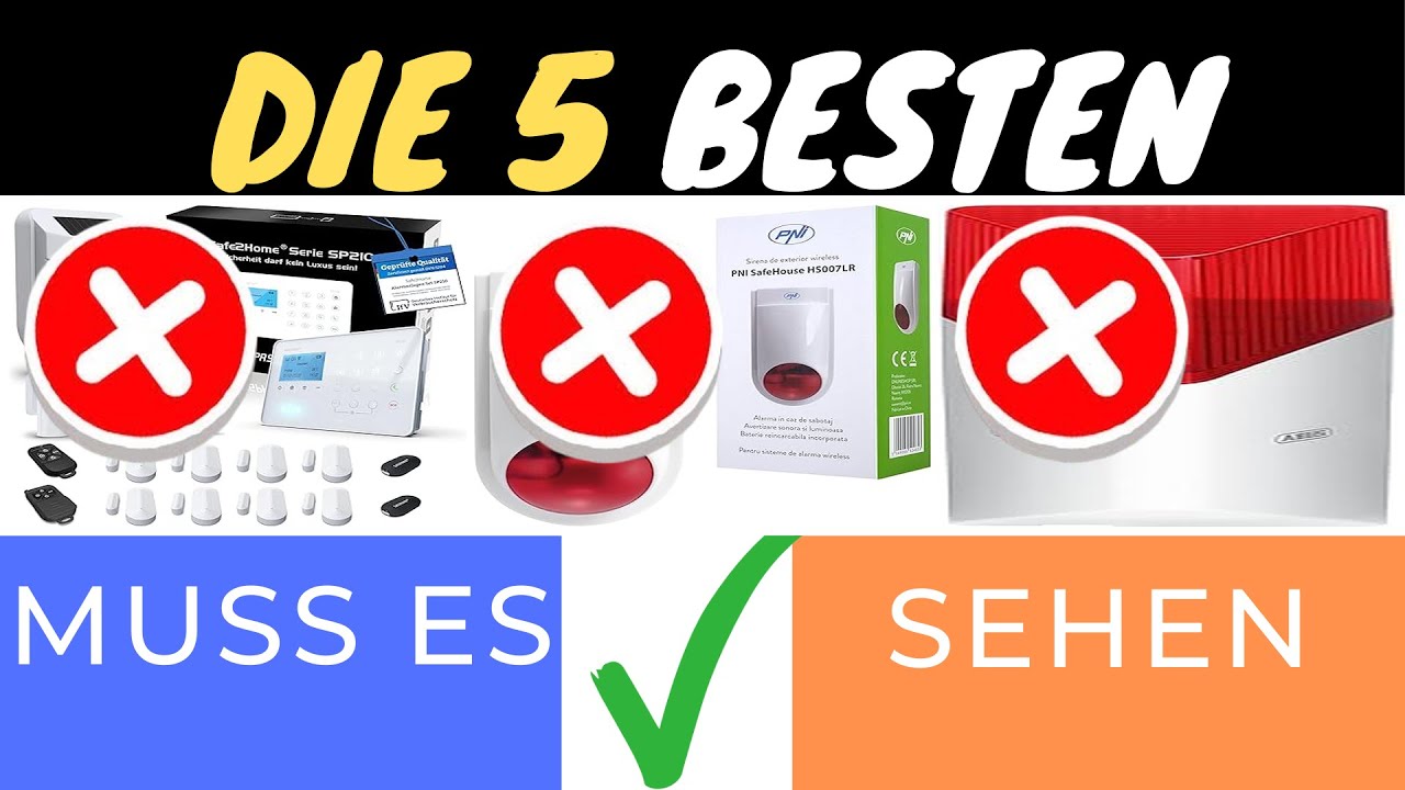 DIE 3 BESTEN FUNK-AUSSENSIREN 2025 🔔🏠 | SICHERHEIT FÜR DEIN ZUHAUSE!