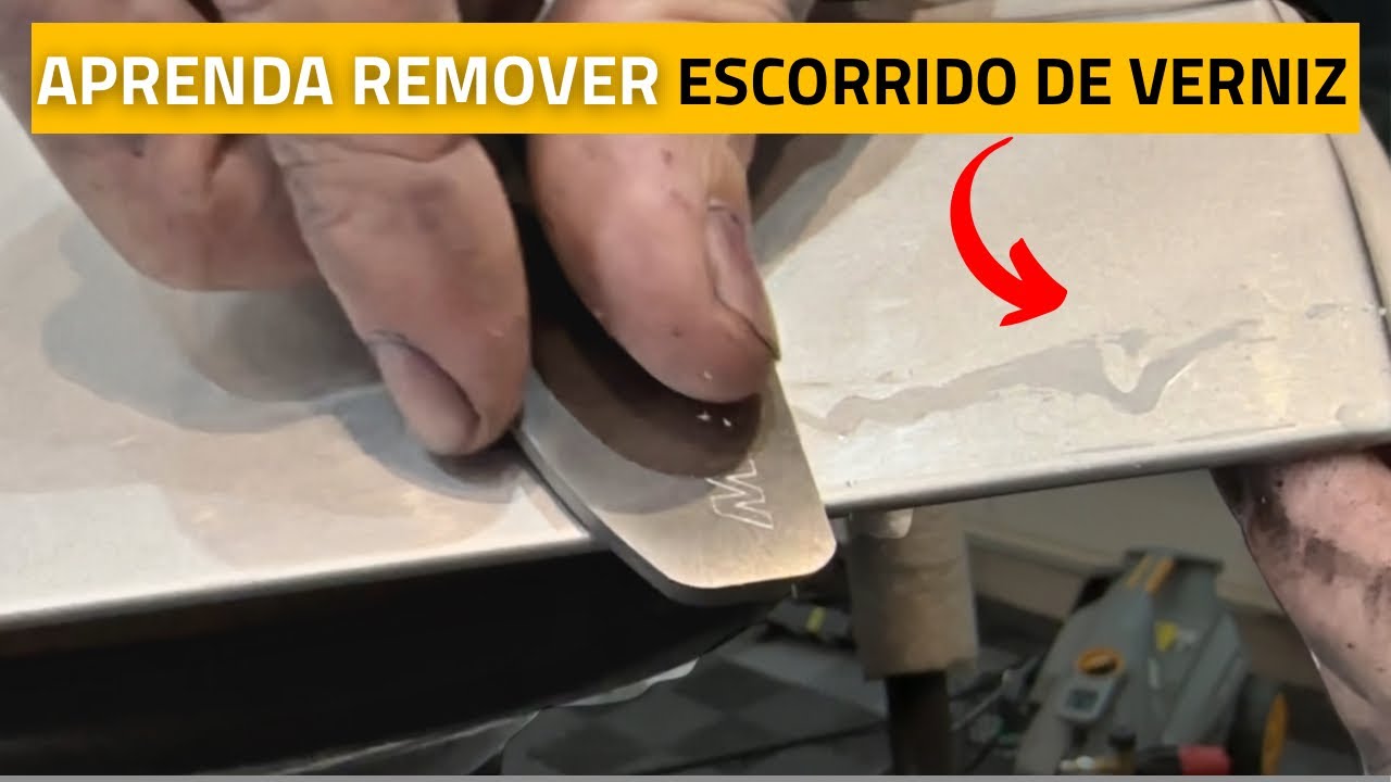 ESSA FERRAMENTA VAI TE SALVAR - REMOVE ESCORRIDO DE VERNIZ DA PINTURA DO CARRO DE FORMA FÁCIL