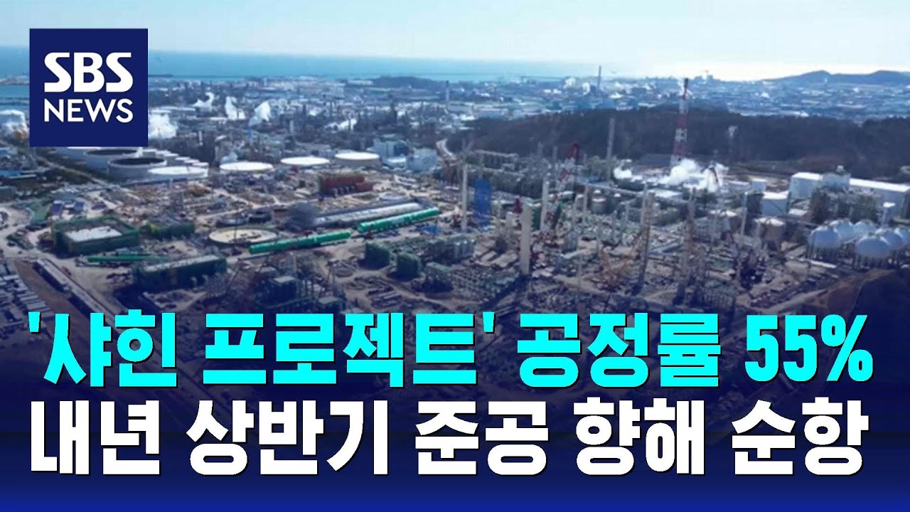 '샤힌 프로젝트' 공정률 55%…내년 상반기 준공 향해 순항 / SBS