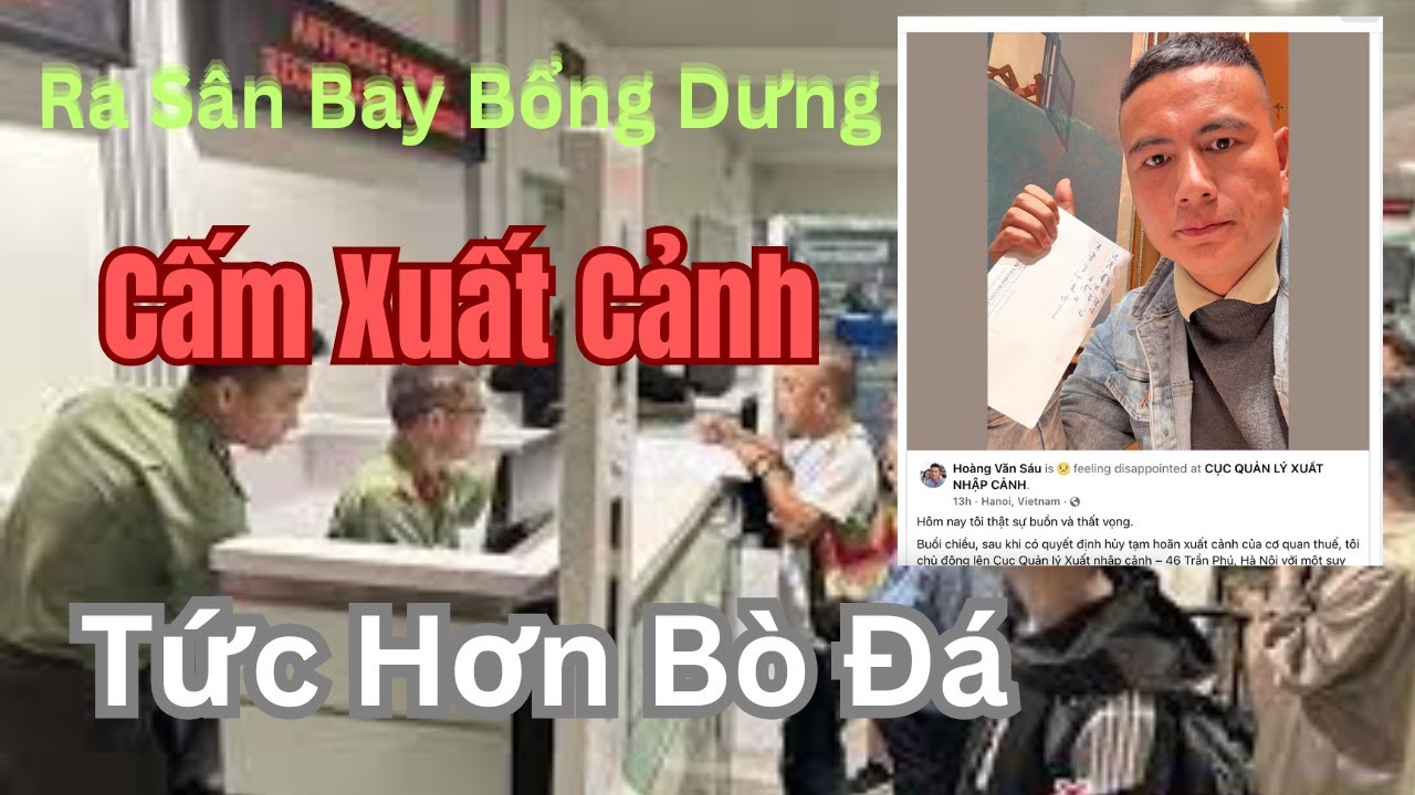 Uất Ức Qu&aacute;:Hải Quan S&acirc;n Bay Chặn Người V&ocirc; L&yacute;