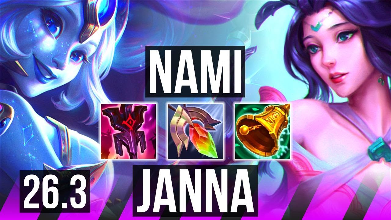 NAMI & Smolder vs JANNA & Kai'Sa (SUP) | EUW Master | 26.3