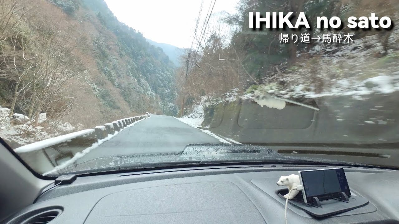 【2026.1.24撮】いひかの里 帰り道。#scenicdrive #川上村#ぬい活 #馬酔木