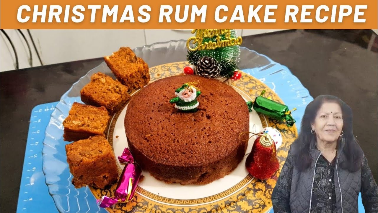 Traditional Christmas Rum Cake 🎄 | 6 Months Rum Soaked Dry Fruits | Bakery Style Plum Cake