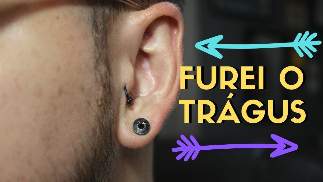 Meu piercing no Trágus | Minha experiência