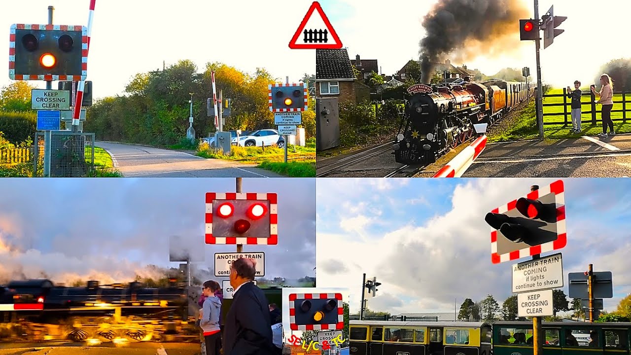Romney, Hythe & Dymchurch Railway - Autumn Gala 2024 Level Crossing Selection