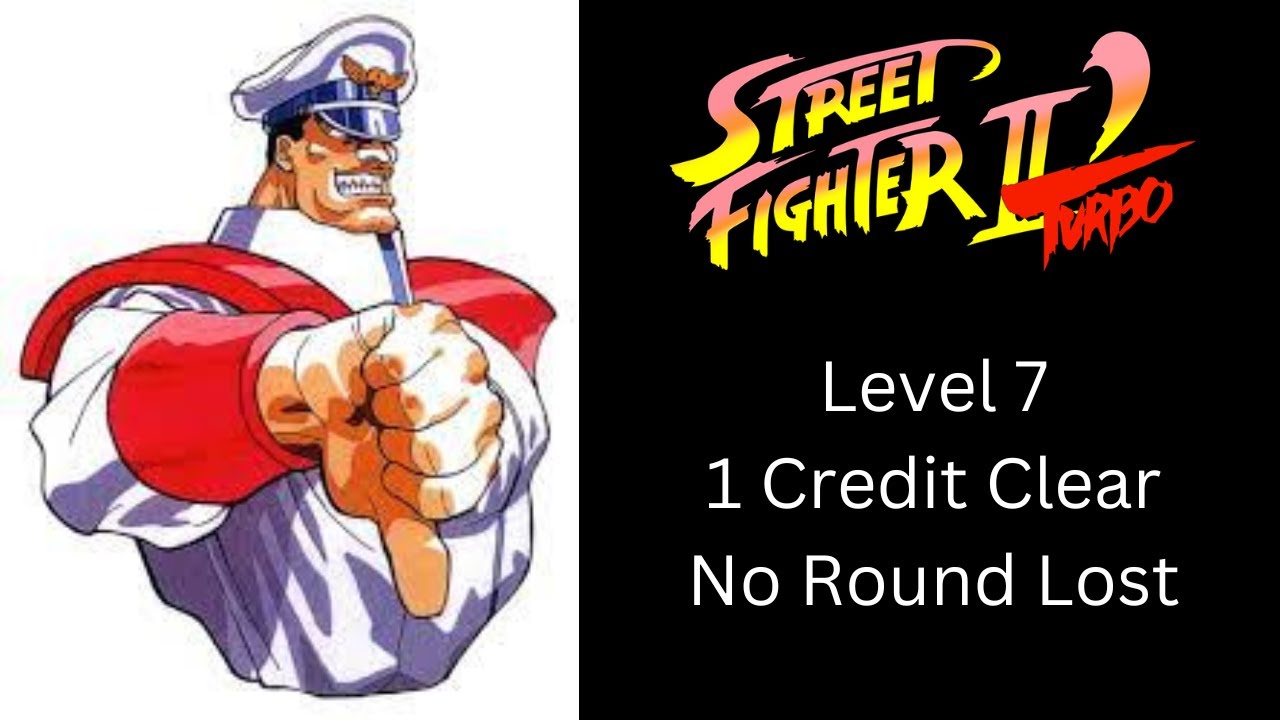 Street Fighter II' Turbo: Hyper Fighting (SNES) - M.Bison (Level 7) - 1 Credit Clear - No Round Lost
