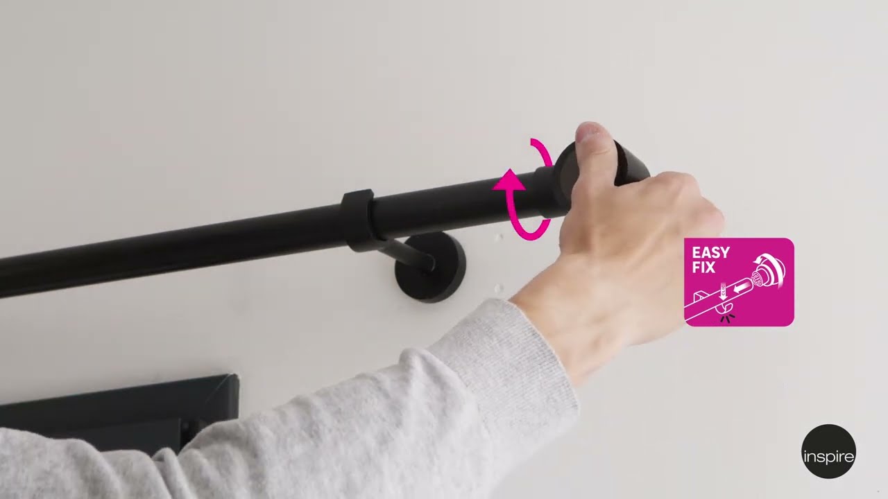 Installation KIT barre a rideaux L3