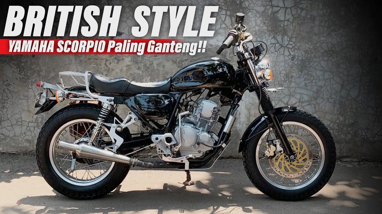 BRITISH STYLE Yamaha Scorpio 225 CC #dimasgarage