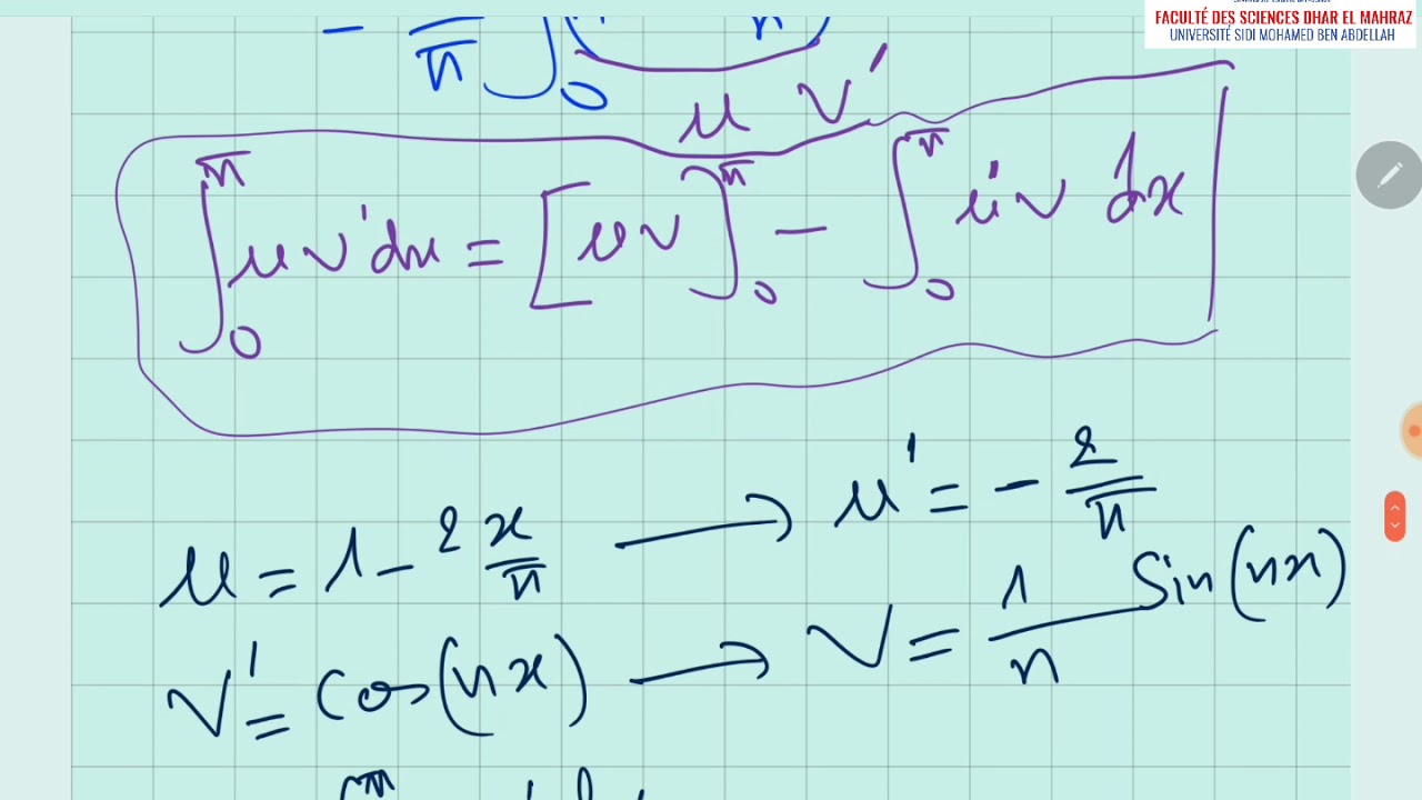les séries de #Fourier  smp #S3 #analysis  fsdm fes  #exercice corrigé