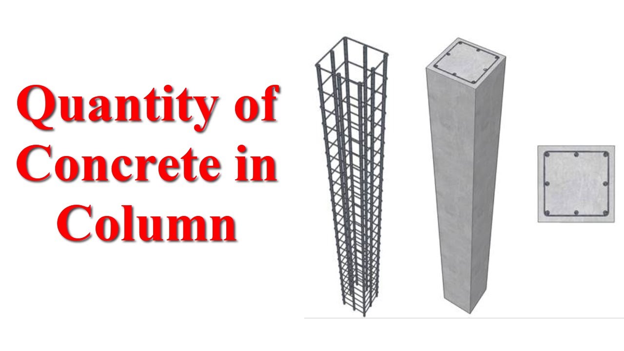 How to Calculate Volume of Concrete in Circular Column