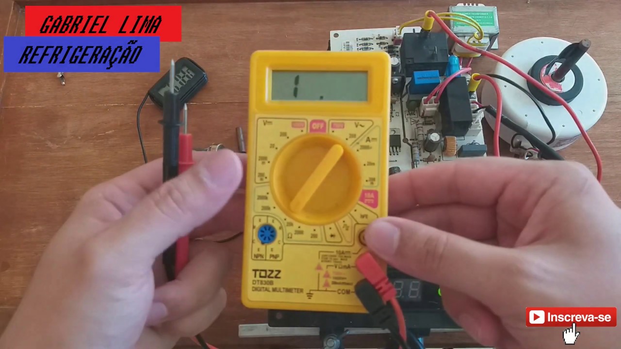 Diagnóstico em placa eletrônica de split. Aula 04