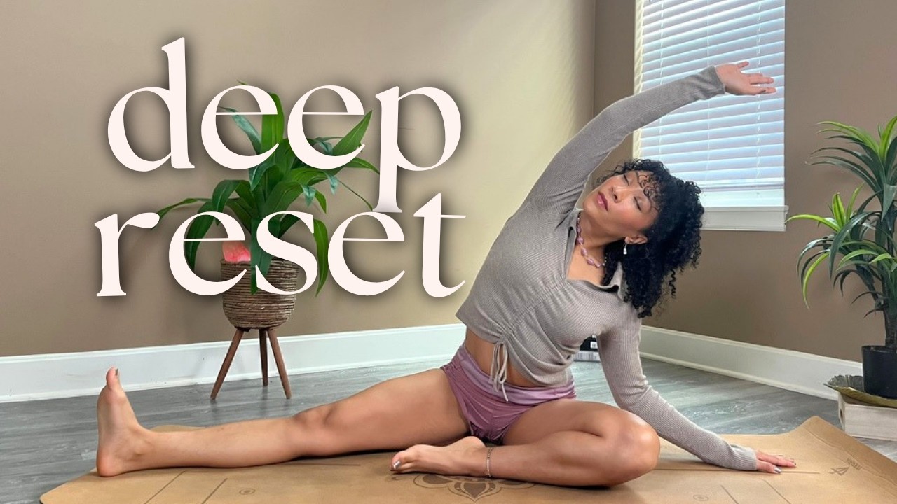 35 min gentle restorative yoga ❆ full body reset yoga flow