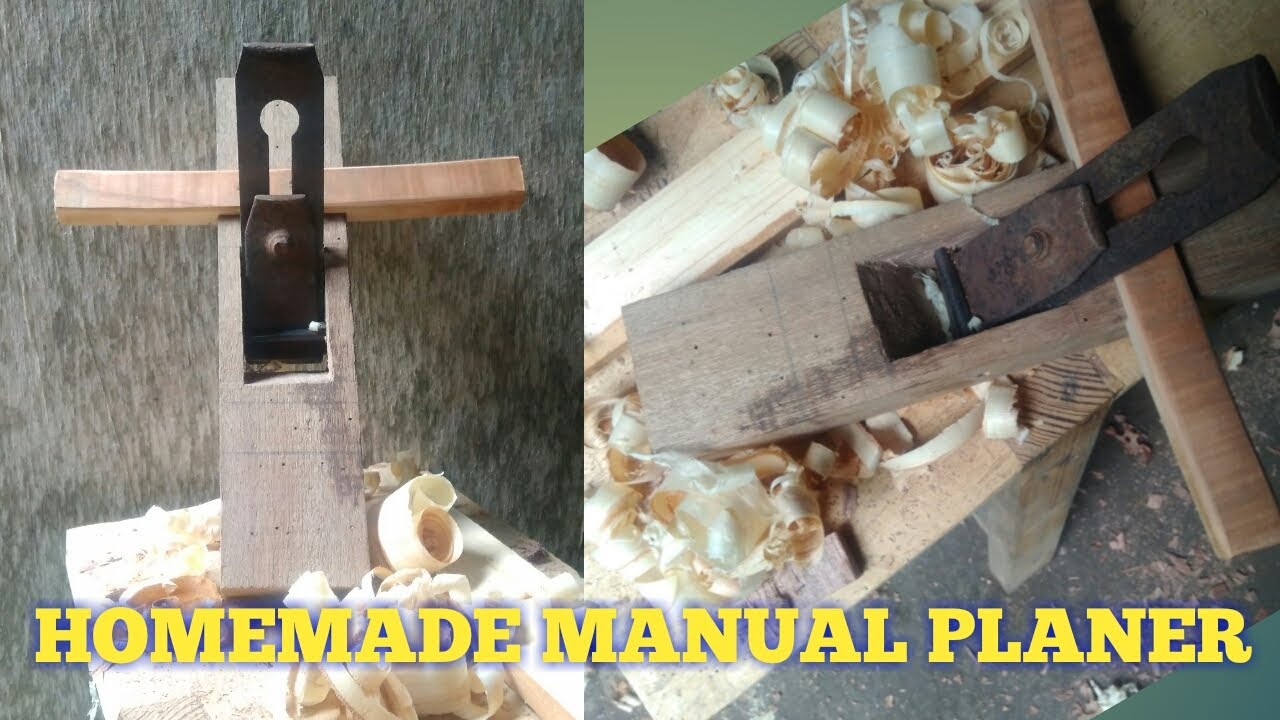 MEMBUAT MANUAL PLANER / homemade manual planer / hand planer #woodworking #handmade