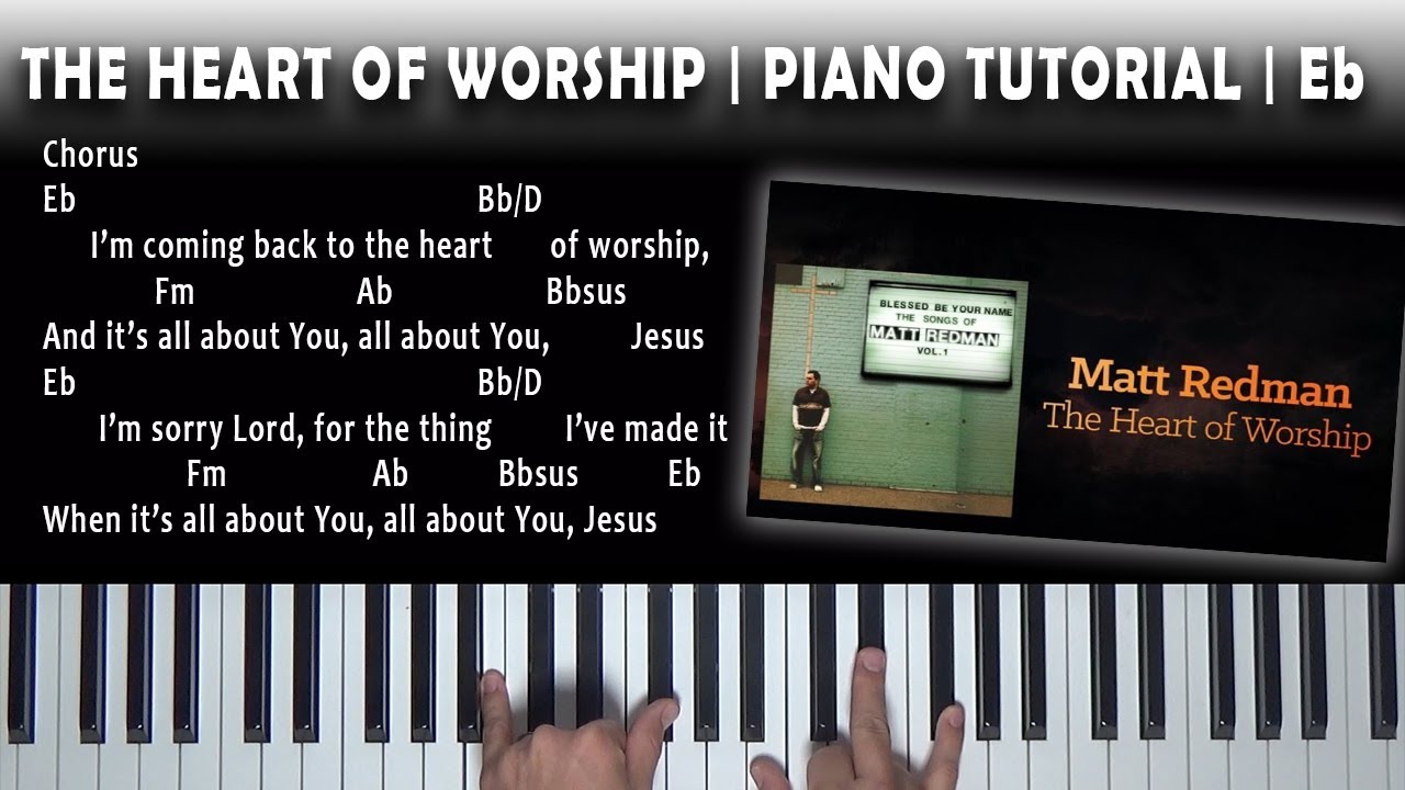 The Heart of Worship | Piano Tutorial | Eb
