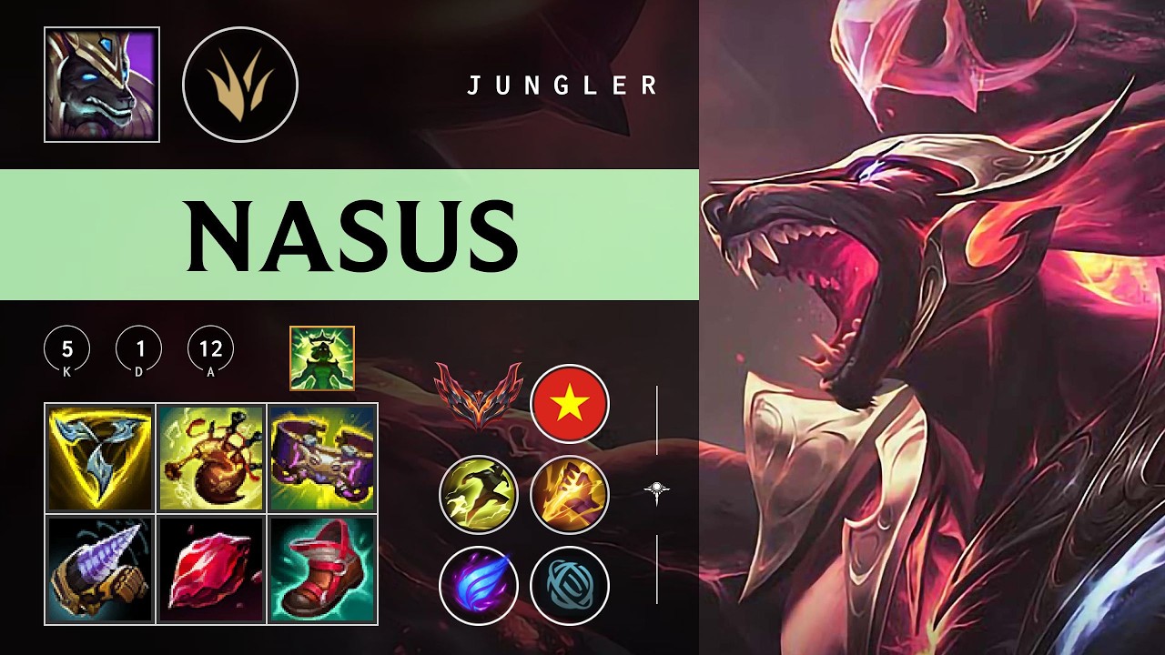 Nasus Jungle vs Zac - VN Grandmaster Patch 26.03