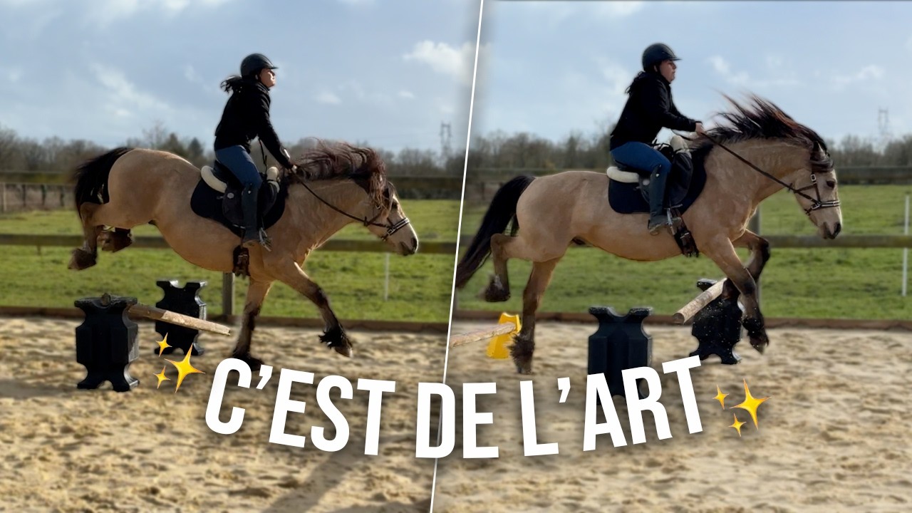 NOTRE PREMIER COURS DE SAUT 🥹