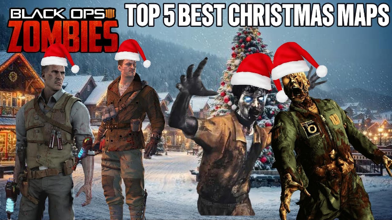 Top 5 BEST Christmas Zombie Maps In Black Ops 3 Zombies!