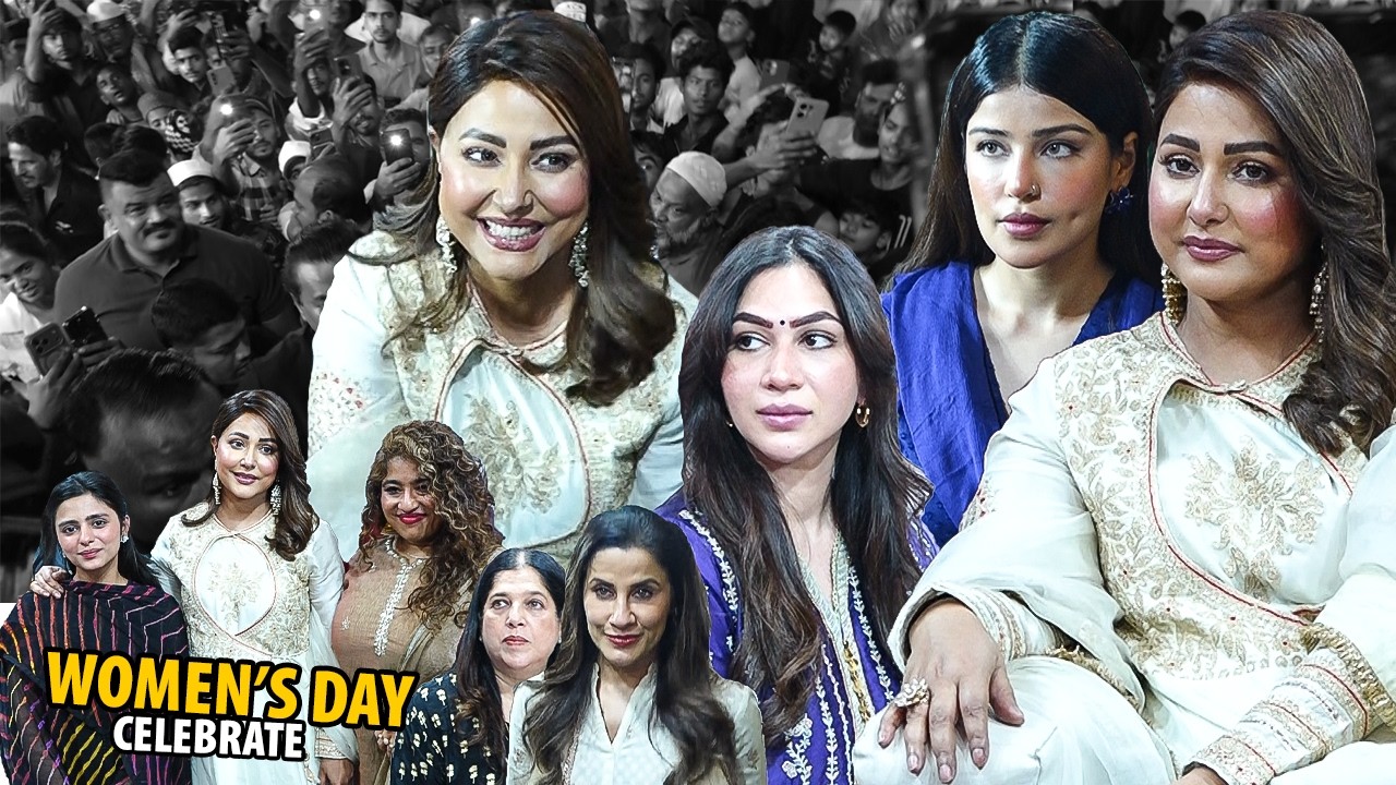 Хина Кхан, Эдин Роуз, Риту Тауд, Читра Ваг, Ясмин Карачивала на праздновании женского дня