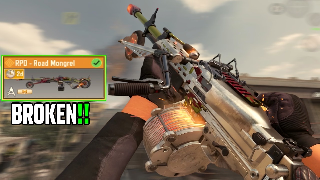 This RPD is Broken!! RPD Gunsmith Are Secret Meta in COD Mobile Season 2