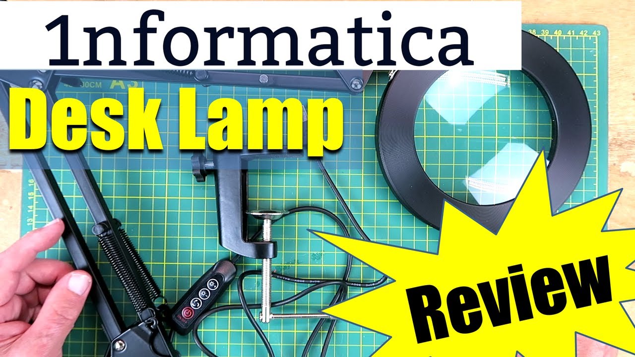 NEWACALOX  Flexible Desk Magnifier 5X USB LED Magnifying Glass Loupe Review