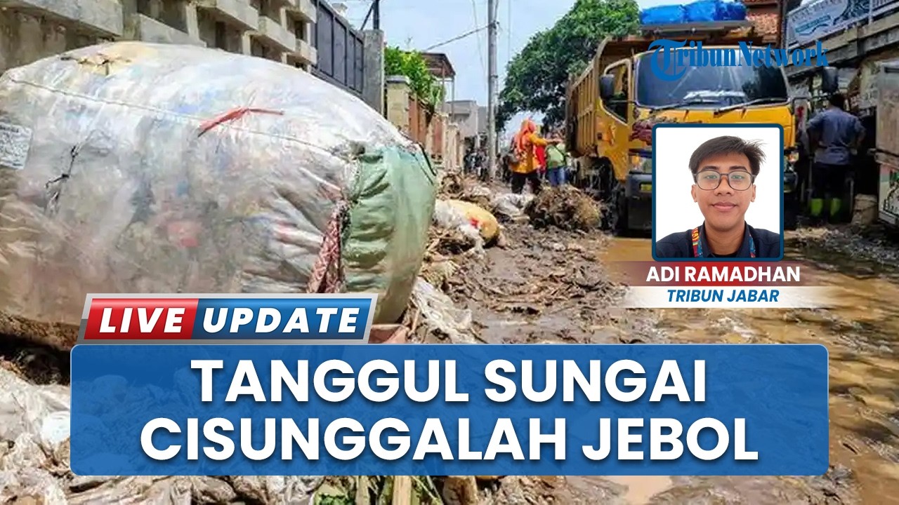 Tanggul Sungai Cisunggalah Jebol, 660 Warga di Solokanjeruk dan Majalaya Bandung Kebanjiran
