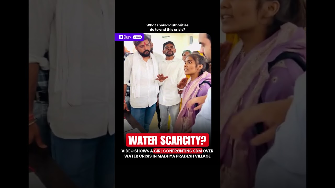 Video Shows a Girl Confr&oslash;nting SDM Over Water Crisis in Indore Village 1