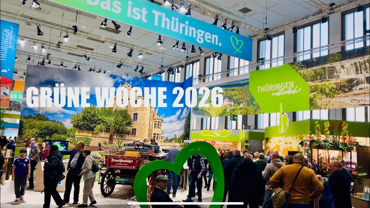 Grüne Woche 2026 Berlin🇩🇪 Walking Tour – Full Expo,   4K, World’s Largest Food & Agriculture Fair