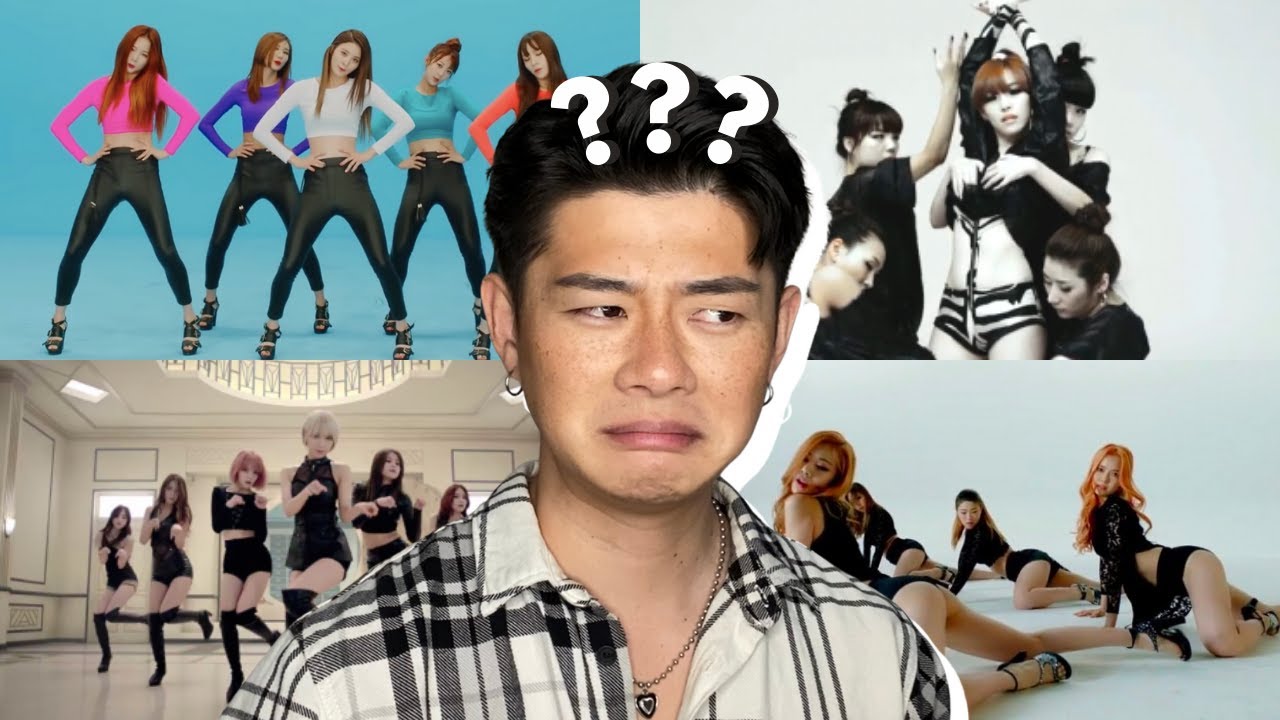 Reacting to 2nd Gen SEXY K-POP GROUP - brown eyed girls, aoa, exid, stellar