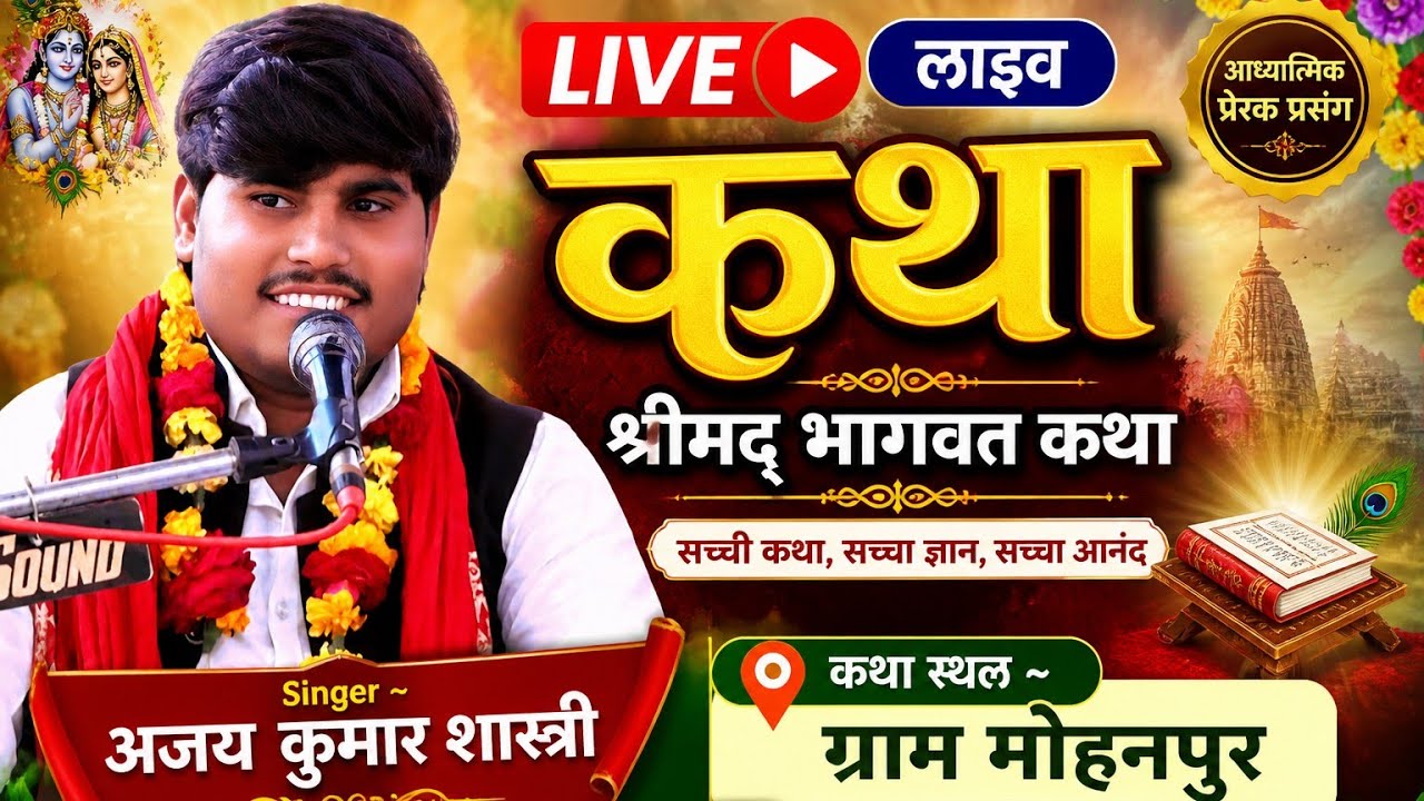 🔴LIVE लाइव प्रसारण AJAY KUMAR SHASTRI अजय कुमार शास्त्री सिकन्दर राऊ
