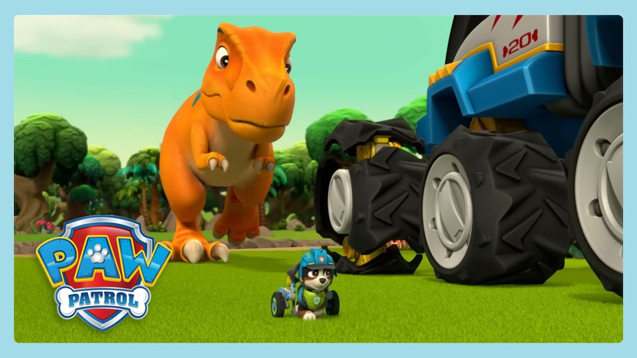 Stor tumult i djungeln | Dinosaurier | Paw Patrol | WildBrain Ungar