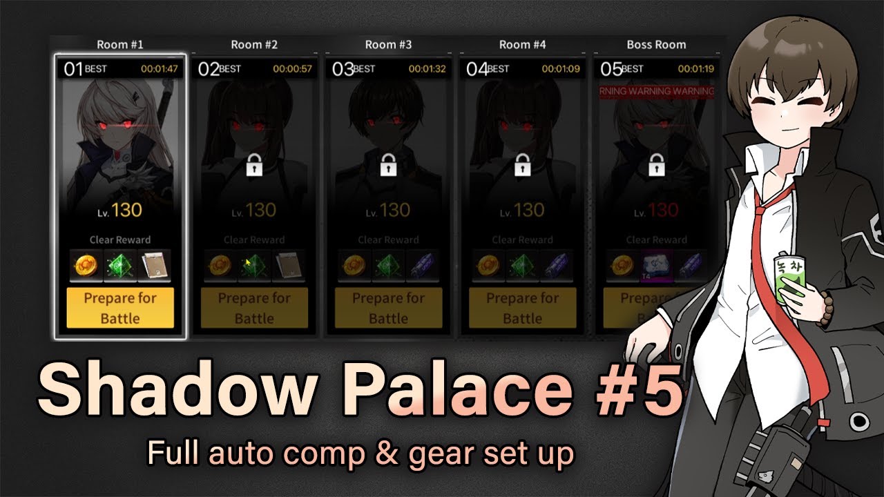 [Counter:Side] Shadows Palace #5 Full Auto Run Guide | CS Global Server Guides