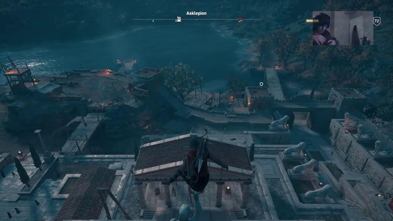 Clearing out locations and chillin on AC Odyssey