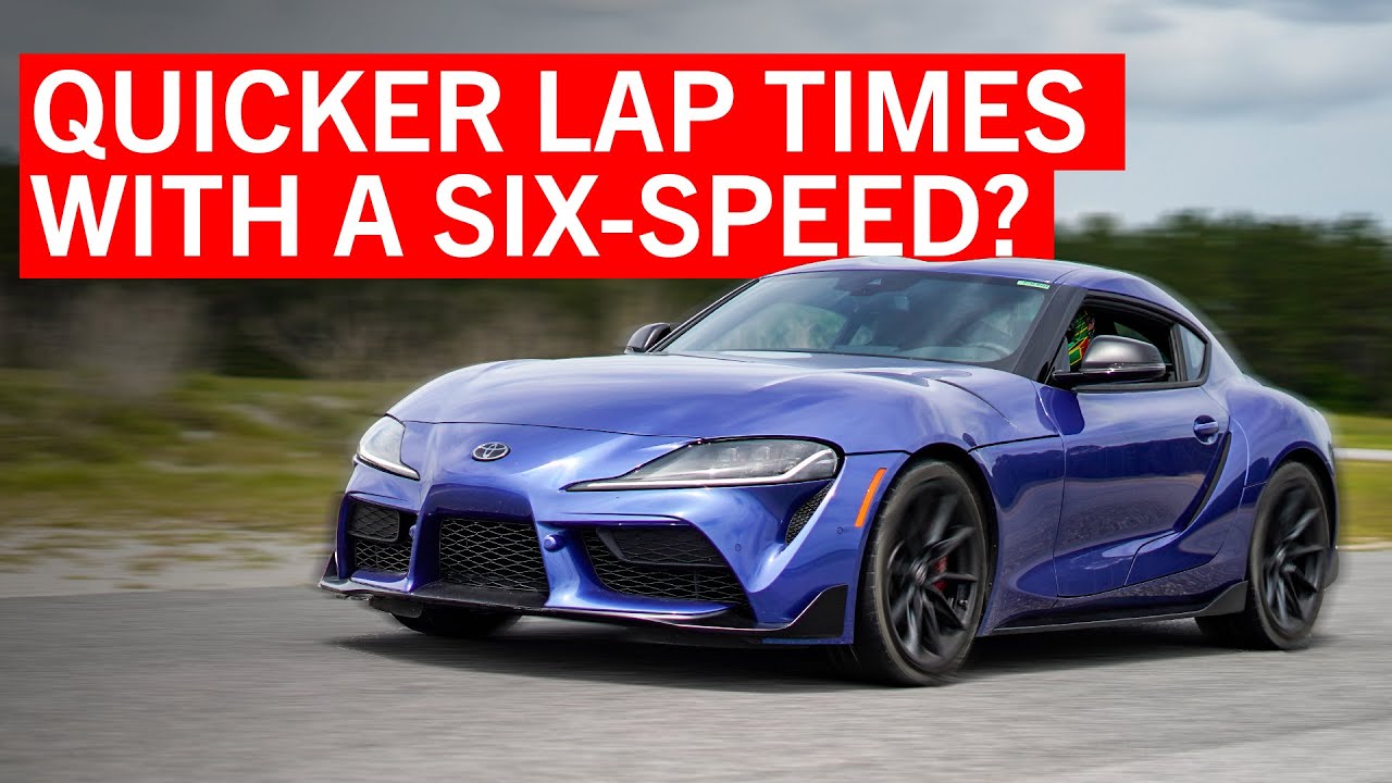 Is the Toyota GR Supra Faster with a Manual? | New Car Track Test