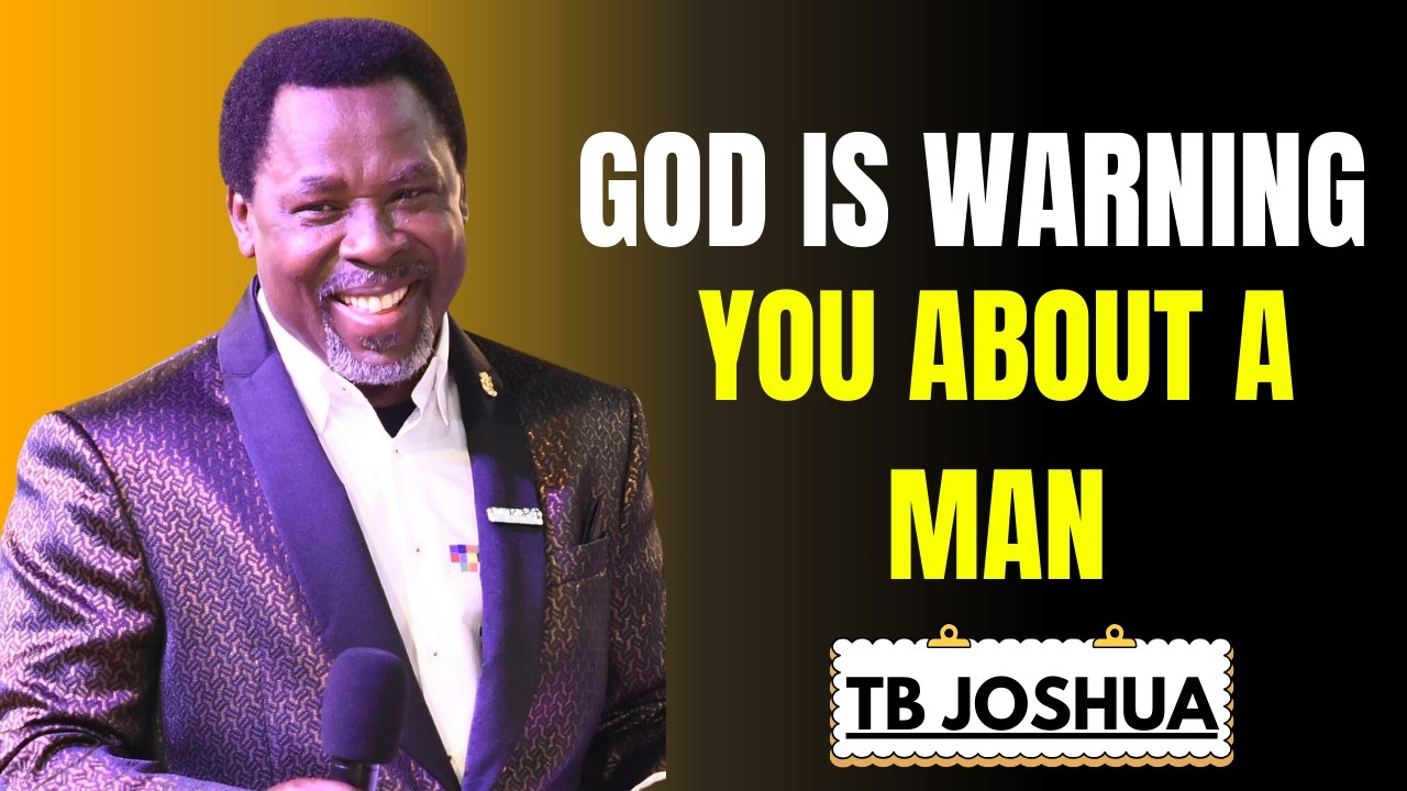 Chosen Ones: Be Careful — God Is Warning You About a Man. He is...| Tb Joshua Motivation